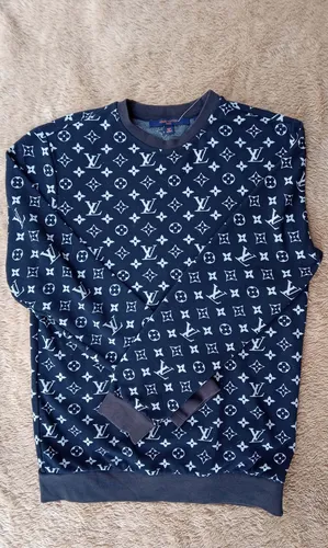 Crewneck Louis Vuitton Talla L De Caballero Logo Lv