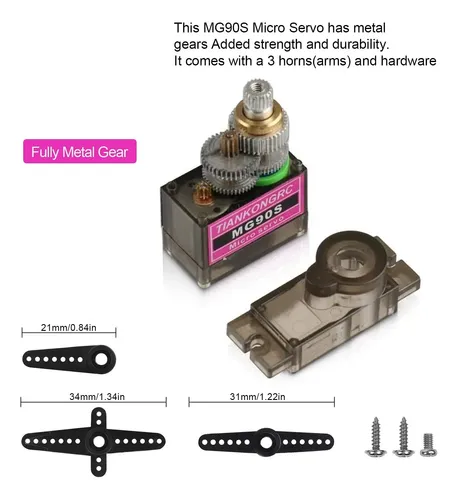 Servomotor Mg90s 9g Tower Pro