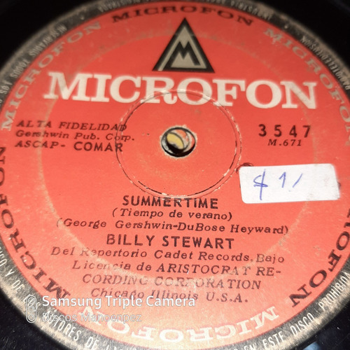 Simple Billy Stewart Microfon C12