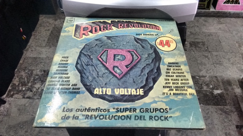 Lp Rock Revolution 2 Discos En Acetato,long Play