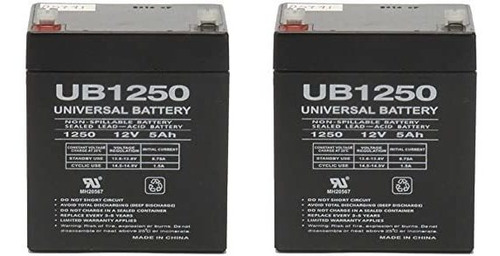 Batería 12 V, 5 Ah Ups Sustituye De Copia De Seguridad 4.5 A