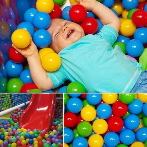 Imagen 8 de 8 de Bolso 50 Pelotas Pelotero Atoxicas Casita Pileta -239md