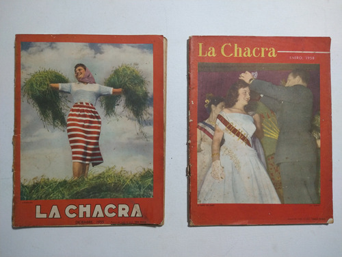 Revista La Chacra - Pack X2 - Enero 1958 Y Diciembre 1955