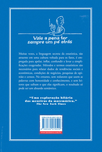 Cómo mentir con estadísticas de Huff, Darrell Editora Intrínseca Ltda tapa blanda en portugués, 2016