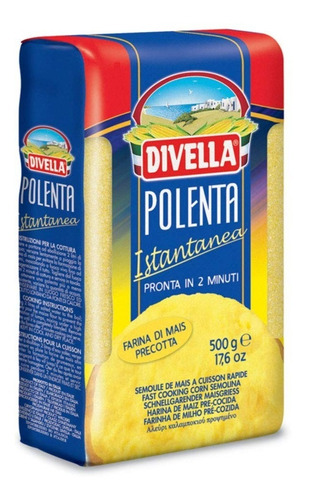 Harina De Maiz Polenta Instantaneo Divella 500g 100% Italia!