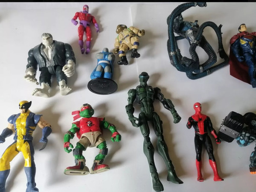 Marvel Spiderman Superman Thundercats Lote Tortugas Ninja (Usado)