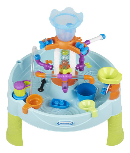 Mesa De Agua Con 13 Tubos Intercambiables Para Divertirse.