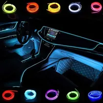 Comprar Kit Full Tira Cable Luz Neon 12v. 2.3mmx3m Interior Auto N17