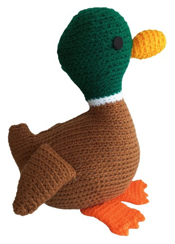 Pato Silvestre Amigurumi Tejido En Crochet