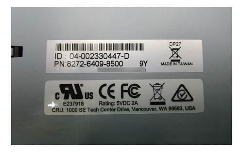 Cru Dataport Dp27 Slimline Completo 8272-6409-8500