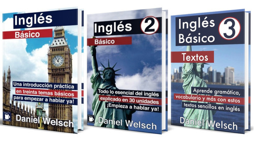 Paquete Aprender Inglés [ Inglés Básico ] Vol. 1, 2 Y 3