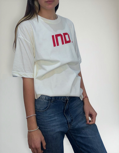 Remera Oversize Ind. Unisex Remeron Con Estampa Cod. 1001