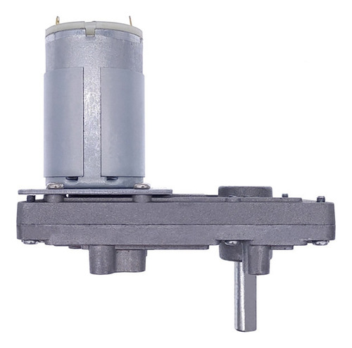 Motor De Engranaje De Gusano 12v Reductor 20-15 7rpm Dc