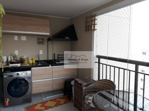 Imagem 12 de 27 de Cidade Maia Apartamento Com 2 Dormitórios À Venda, 56 M² Por R$ 515.000 - Jardim Flor Da Montanha - Guarulhos/sp - Ap1925