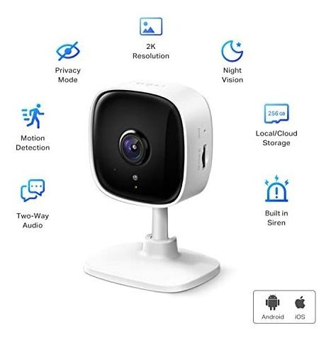 Imagen 2 de 5 de Camara De Seguridad Interior Tp-link Tapo 2k Con Audio