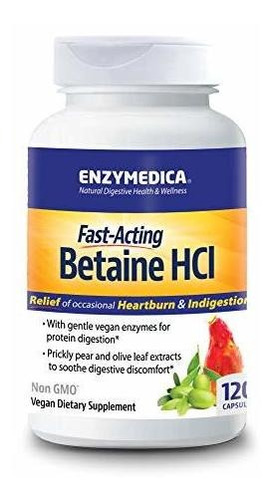 Betaína Hcl Combinada Con Enzimas Suaves