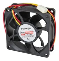 Comprar Cooler Fan 12v 3 Pug 70 X 70 X 25 Mm 3 Cable 3000rpm Aw Htec