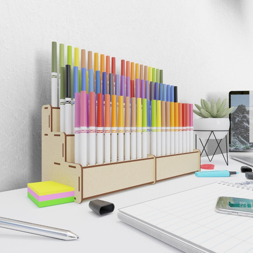 Imagen 3 de 10 de Organizador Plumones Crayola Super Tips 100 Art8810
