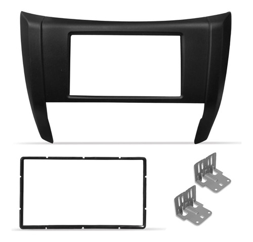 Moldura 2 Din Multimidia Dvd Mp5 Frontier 2017 A 2021 Preto