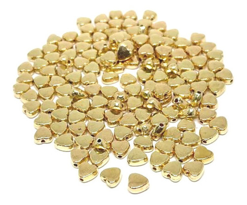 25gr Pasante Corazon Ccb Plastico 6mm Armado Pulseras Bijou