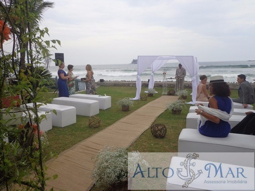 Imagem 4 de 18 de Casa Para Eventos Pé Na Areia - Guarujá - Ca00012 - 3159283