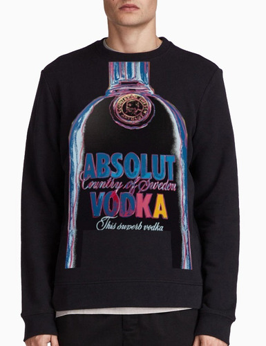 Sudadera Sweater Vodka Botella Andy Warhol Arte Pop Unisex