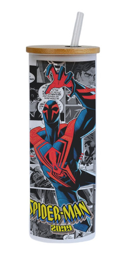 Vaso Vidrio De Spider Man 2099