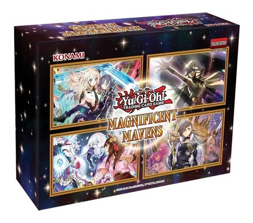 Yugioh! Magnificent Mavens Pieza Con 4 Sobres