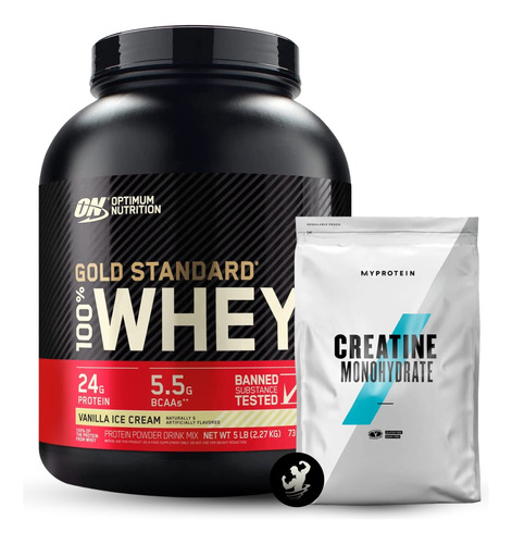 Proteína Gold Standard 100% Whey 5lb + Creatina 250 Gr 