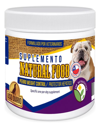 Suplemento Perro Control De Peso Control Hepático 150gr