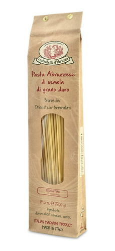 Rustichella D'abruzzo Bucatini, Pasta De Trigo Duro - Bolsas