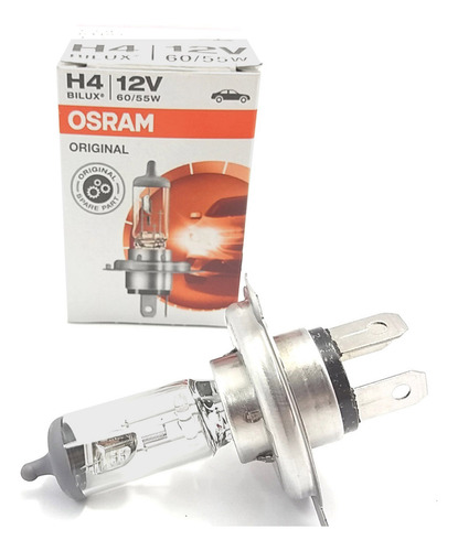 Bombillo Hyundai Galloper Getz Santa Fe H4 12v Osram Kit2und