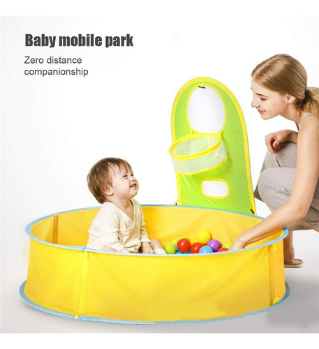 Carpa Portátil Emergente For Piscina For Niños Amarillo