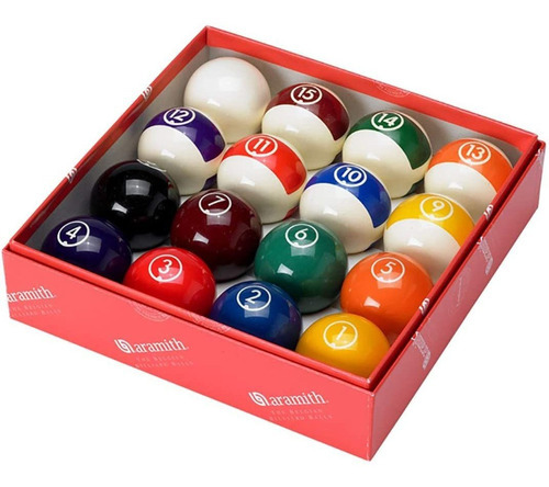 Juego De Bolas De Billar Aramith Continental 16 Pcs