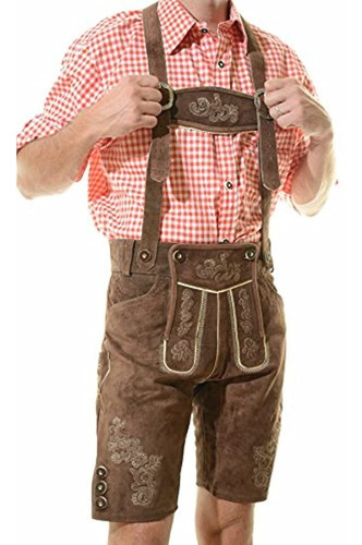 Imagen 2 de 5 de Lederhosen Alemán Munich, Traje Alemán, Ropa Tradicional