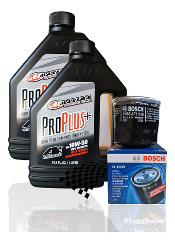 Kit Aceites 2l Máxima 10w50 + Filtro Yamaha R3 Mt03 R3a