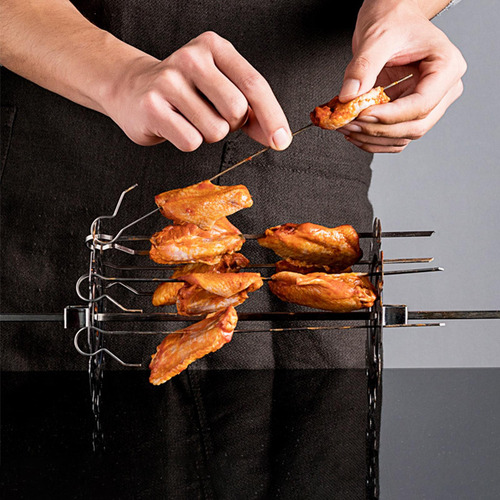 Barbacoa Asador Brochetas Aguja Jaula Asador Brochetas