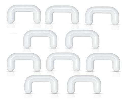 Piercing Hider Flex Con Anillos De Tabique En Forma De U (12