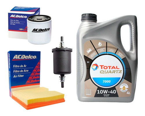 Kit Aceite + 3 Filtros Acdelco P/ Chevrolet Corsa Classic