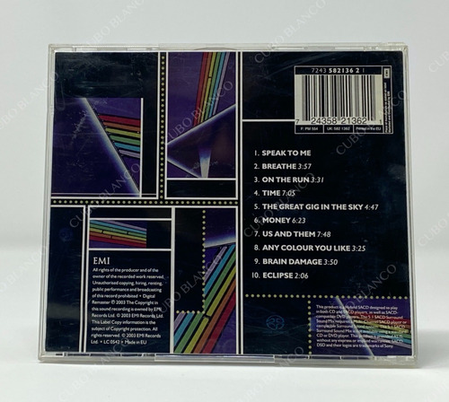 Pink Floyd - Dark Side Of The Moon Aniversario Remastered Cd (Usado)