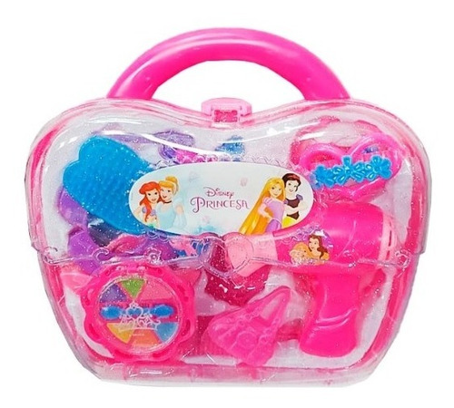 Set De Belleza Princesas Disney 14 Piezas En Valija 23x21 Cm