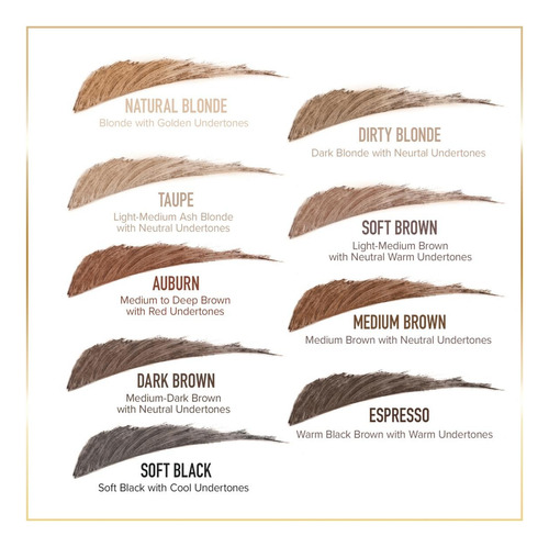 Gel De Cejas De Too Faced Tono Auburn