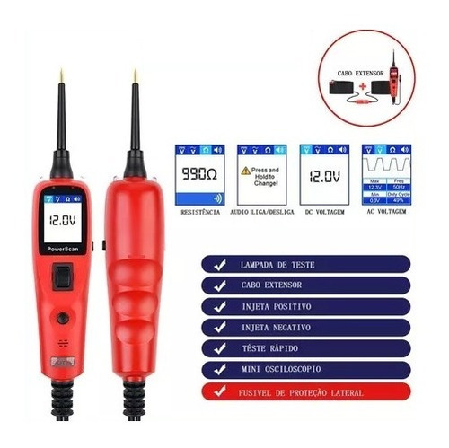 Autel Powerscan Ps100 Caneta De Testes