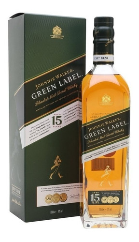 Whisky Johnnie Walker Green Label 750 Ml Original