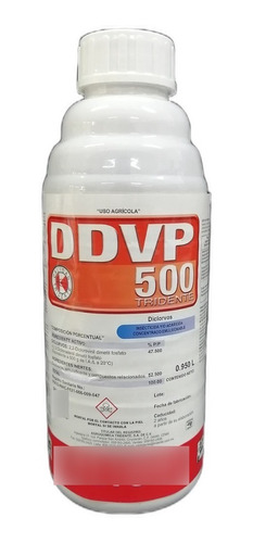 Ddvp 500 Insecticida A Base De Diclorvos Uso Agricola