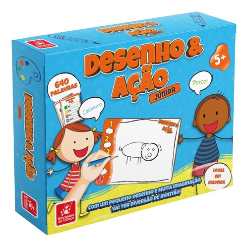 Kite Lousa Desenho E Ação 7807 - Brincadeira De Criança