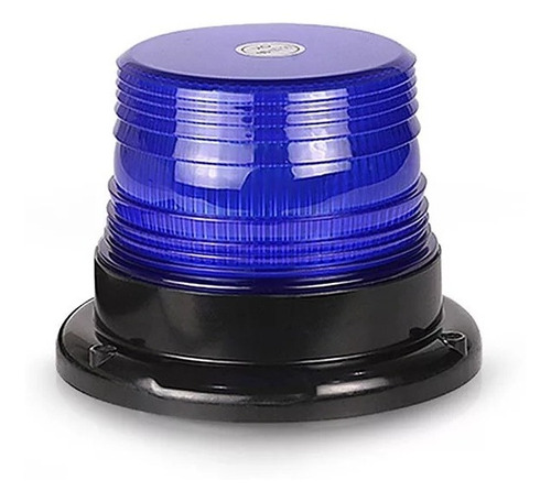 Baliza Licuadora Led Luz Emergencia Strober Azul