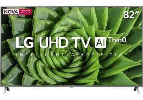 Smart Tv Led Uhd 4k Hdr 82 LG Thinq Ai 82un8000 Prata Bivolt