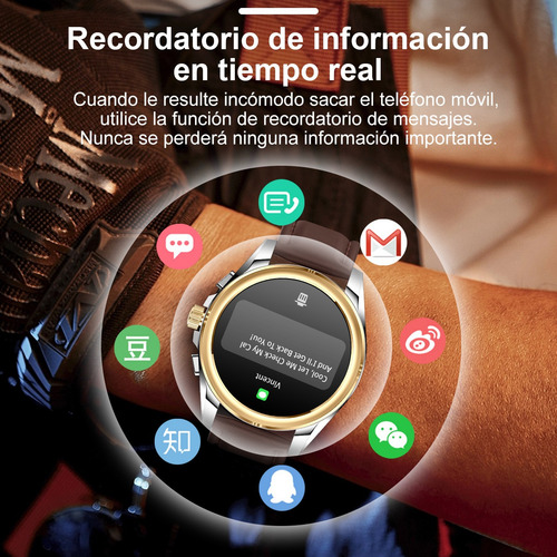 Smartwatch Relojes Inteligentes Hancdon Kc83 Bluetooth Versión 3.0/5.3 Pantalla Hd Bluetooth Llamada Inteligente Monitor De Sueño Azul