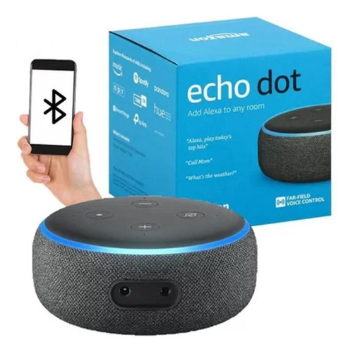 Caixa De Som Speaker Echo Dot Terceira Geraçao Otima